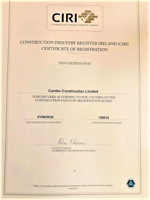 CIRI Certificate